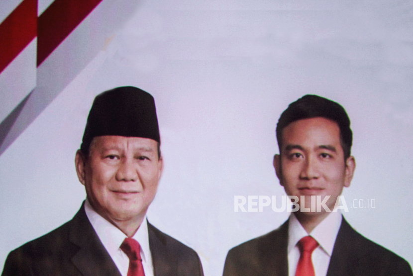 Pasangan capres-cawapres nomor urut 3, Prabowo Subianto-Gibran Rakabuming Raka.