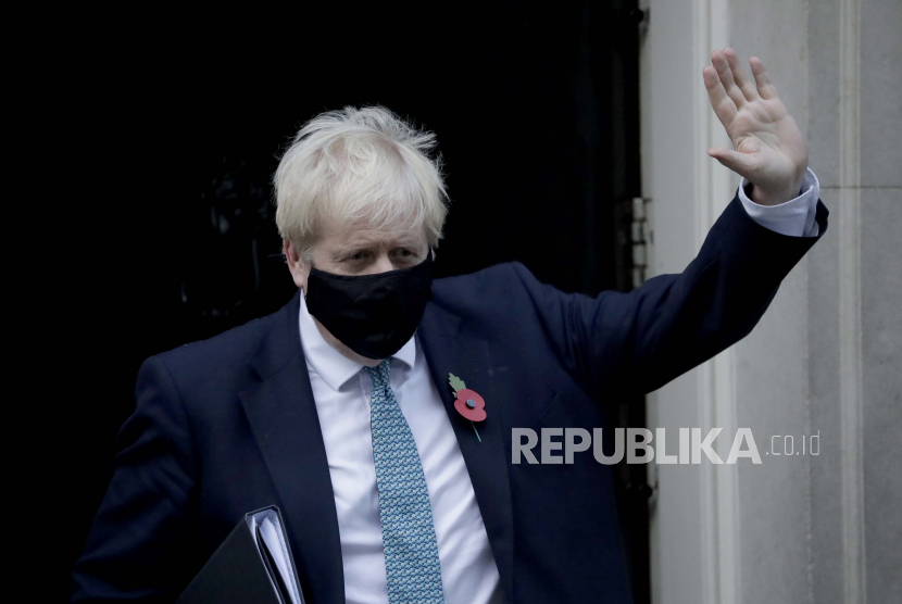 Perdana Menteri Inggris Boris Johnson. Inggris akan beralih dari lockdown ke pembatasan regional berjenjang yang lebih ketat untuk atasi pandemi. Ilustrasi.