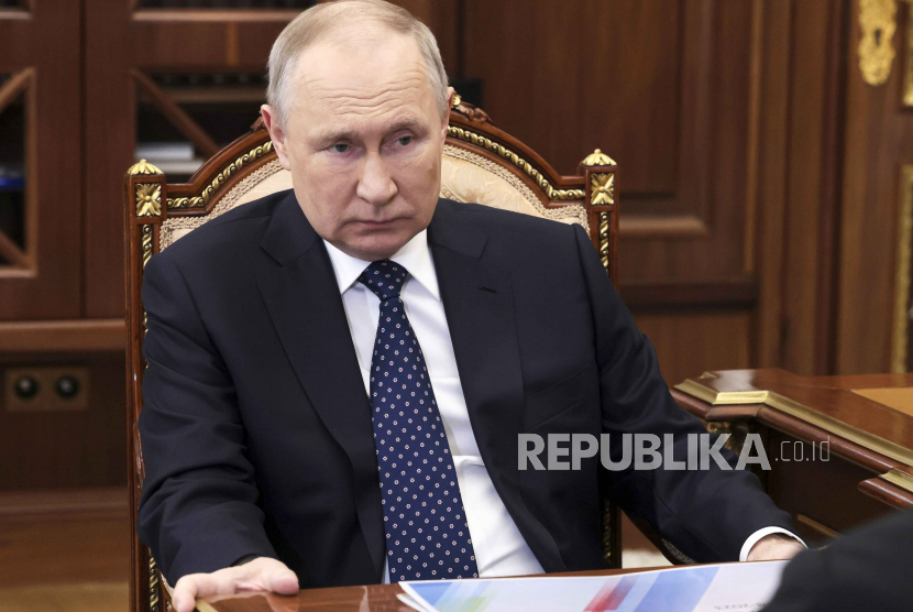 Presiden Rusia Vladimir Putin, 6 Juli 2023. Keras pada LGBT! Putin Teken UU Larang Perubahan Jenis Kelamin