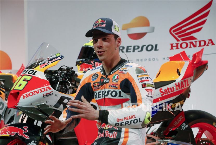 Pembalap MotoGP asal Spanyol dari tim Repsol Honda, Joan Mir.