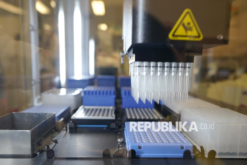 Ilustrasi penelitian di laboratorium.