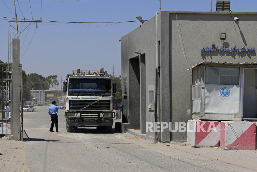 Viva Palestina Malaysia masuk Gaza melalui pintu perbatasan Rafah. Ilustrasi pintu masuk Gaza  