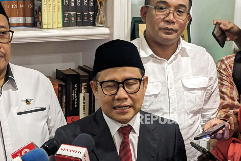 Ketua Umum PKB, Abdul Muhaimin Iskandar. Muhaimin pada Selasa (5/9/2023) tidak bisa memenuhi panggilan KPK. (ilustrasi)