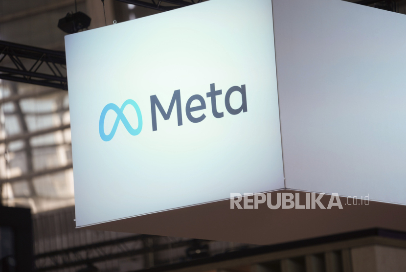 Logo Meta. Meta Platforms dikabarkan berencana akan memangkas sekitar 5 persen dari jumlah karyawannya. 