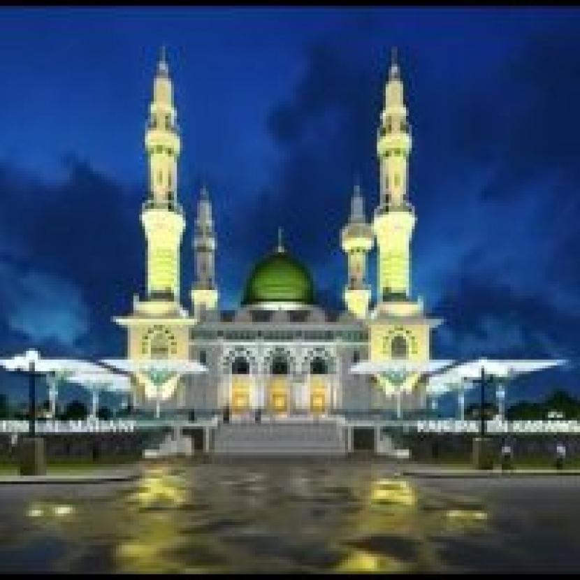 Pengerjaan Proyek Masjid Agung Karanganyar Jadi Sorotan