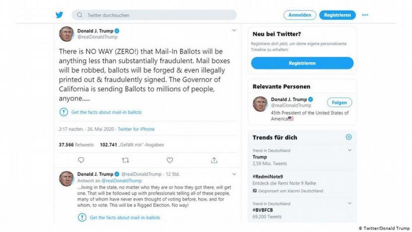 Presiden Donald Trump Ancam Tutup Perusahaan Media Sosial
