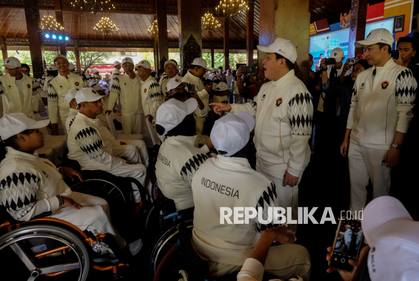 Menpora Erick Thohir Kukuhkan Kontingen Indonesia untuk ASEAN Para Games 2025