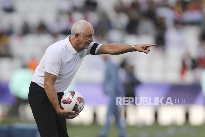 Pelatih Australia Graham Arnold.