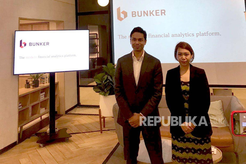 Peluncuran software Bunker yang membantu pengolahan data keuangan di Jakarta, Selasa (1/8/2023).