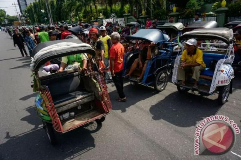 Polresta Yogyakarta siapkan skema penertiban becak motor.