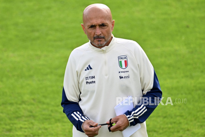 Pelatih kepala timnas Italia Luciano Spalletti