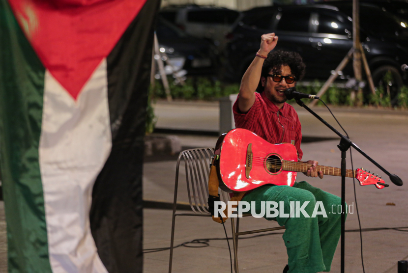 Aksi Musisi Suarakan Solidaritas Kemanusiaan untuk Palestina