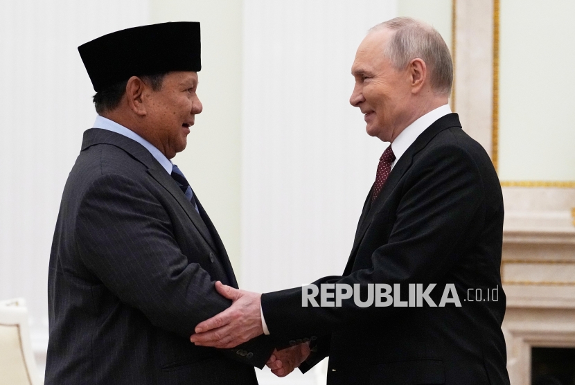 Momen Keakraban Presiden Prabowo dan Presiden Putin di Kremlin
