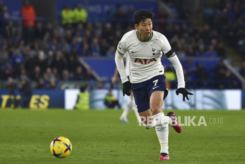 Pemain Tottenham Hotspur yang juga bintang Korea Selatan Son Heung-min. 
