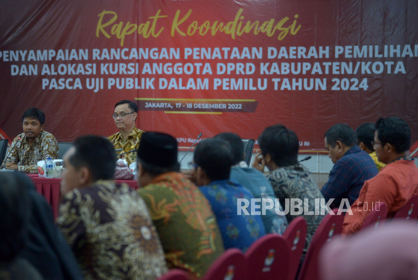 KPU Gelar Rapat Koordinasi Pemilu 2024 | Republika Online