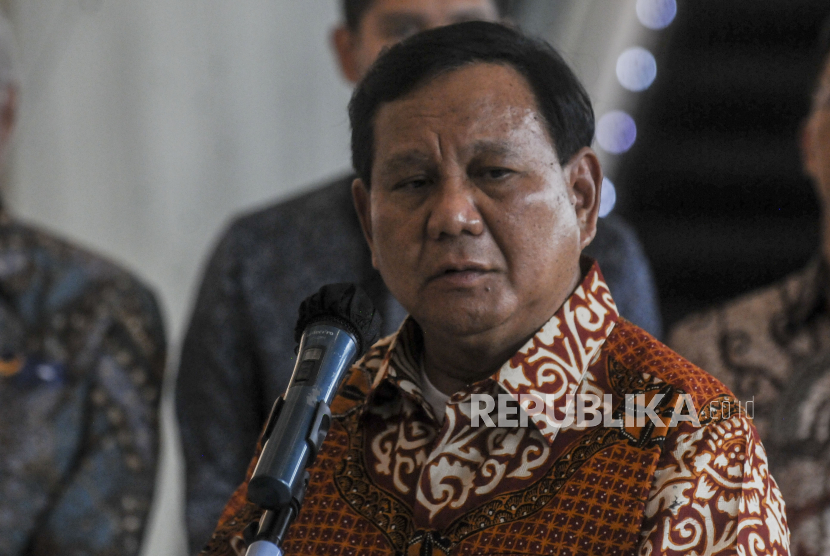 Menteri Pertahanan (Menhan), Prabowo Subianto.