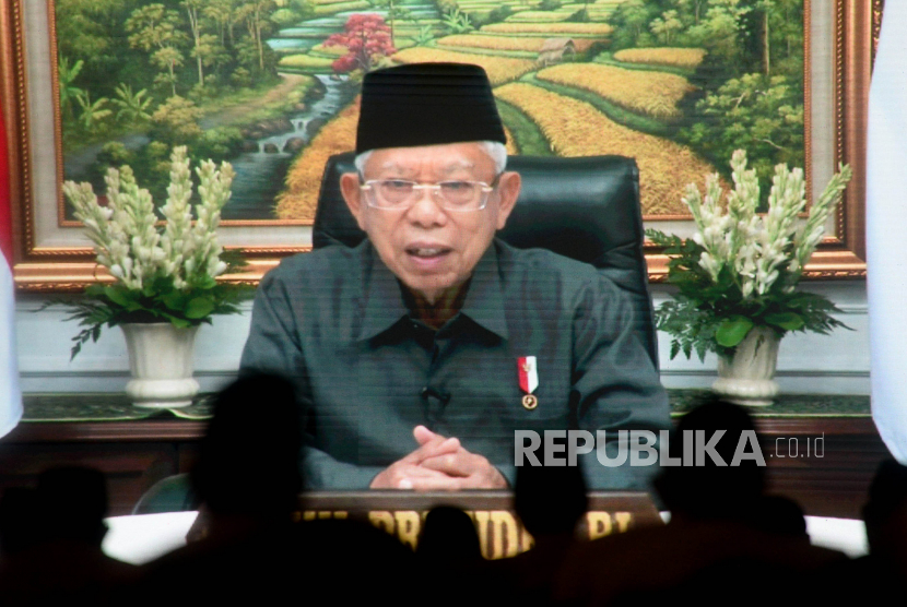 Wakil Presiden RI KH Ma'ruf Amin. Wapres berharap Indonesia tidak hanya menjadi pasar bagi produk-produk digital global.