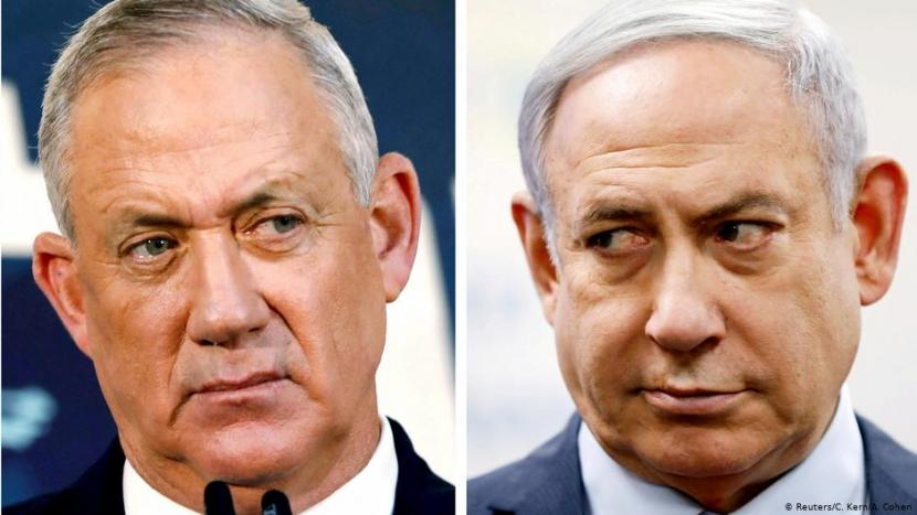 Netanyahu dan Oposisi Benny Gantz Sepakat Berbagi Kekuasaan