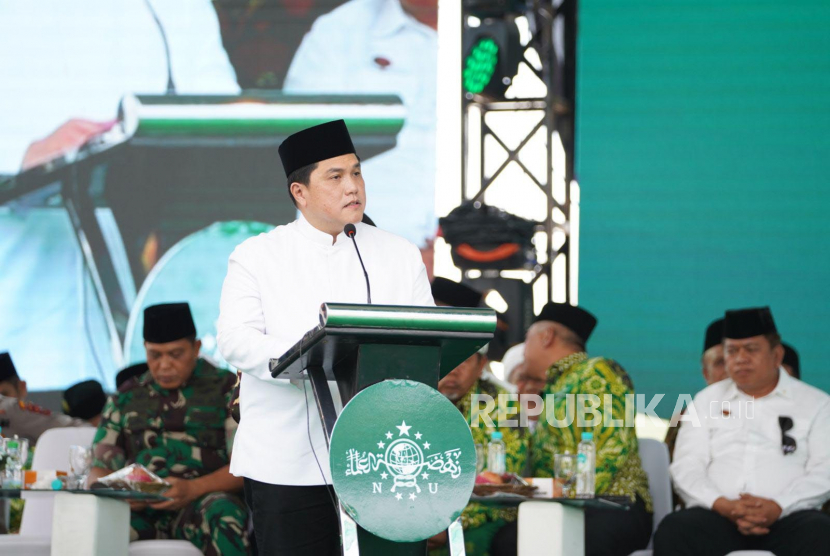 Erick Thohir menjadi pilihan cawapres teratas dari pemilih yang memiliki kedekatan dengan Nahdlatul Ulama (NU) atau Nahdliyin di Jawa Timur. (ilustrasi)
