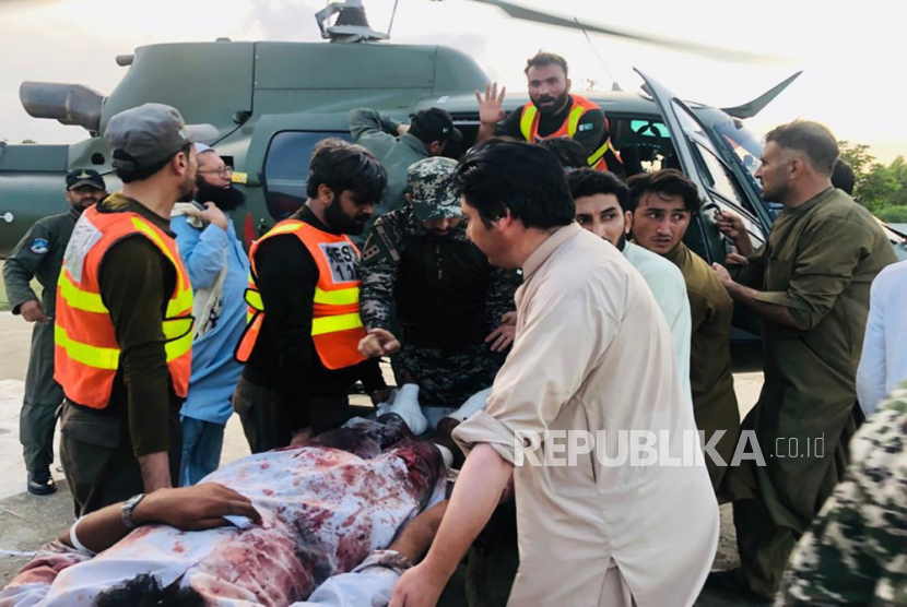 Puluhan orang tewas dalam ledakan yang terjadi selama pertemuan partai politik di provinsi Khyber Pakhtunkhwa Pakistan