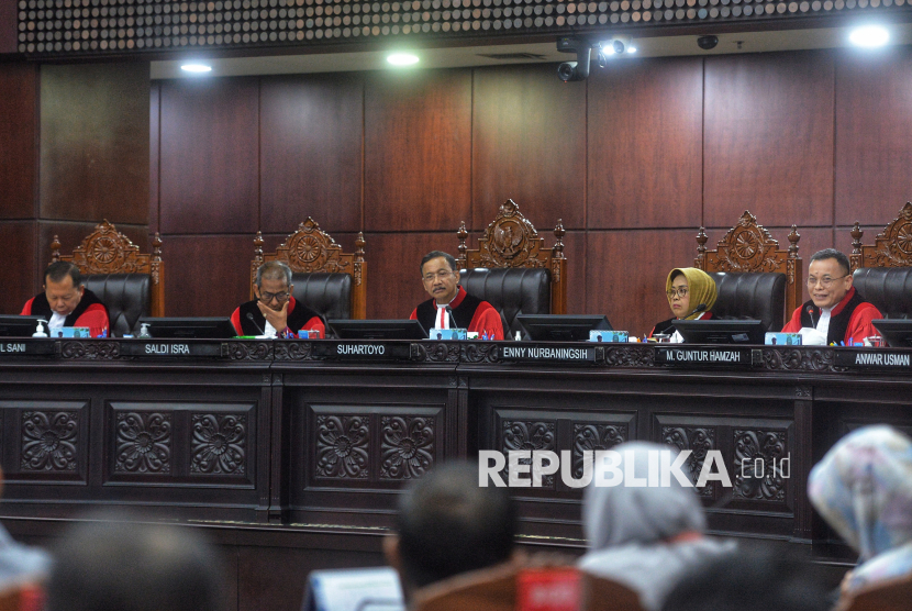 Ilustrasi sidang Mahkamah Konstitusi (MK).