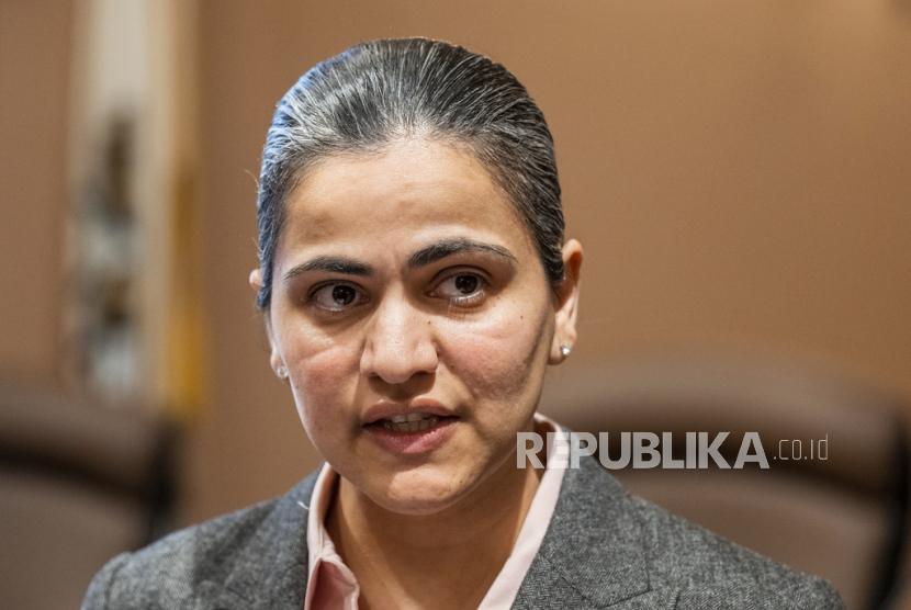 Senator Aisha Wahab saat berada di Sacramento, Kalifornia, 22 Maret 2023.