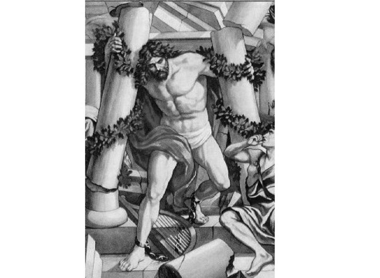 ILUSTRASI Nabi Syamun atau Samson.
