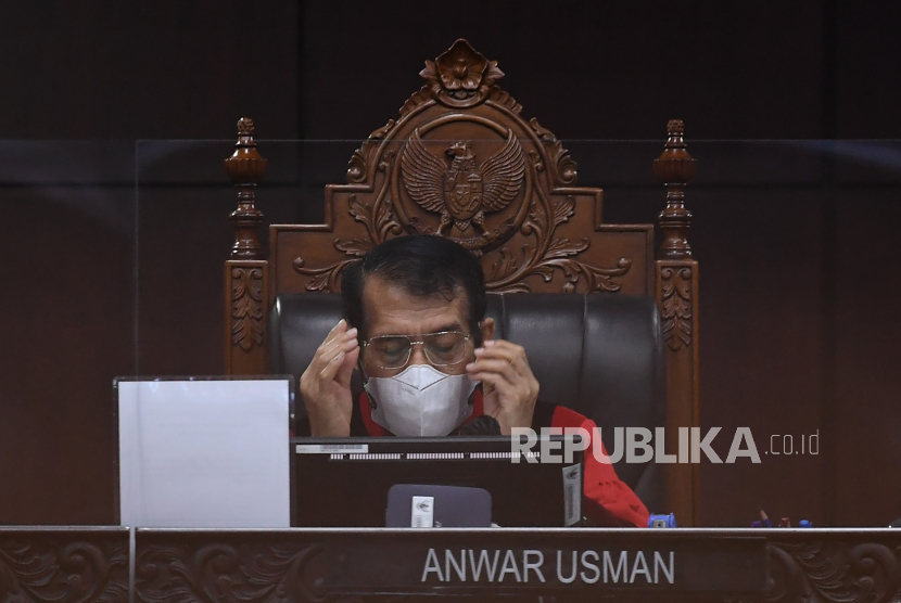 Ketua Majelis Hakim Mahkamah Konstitusi (MK) Anwar Usman