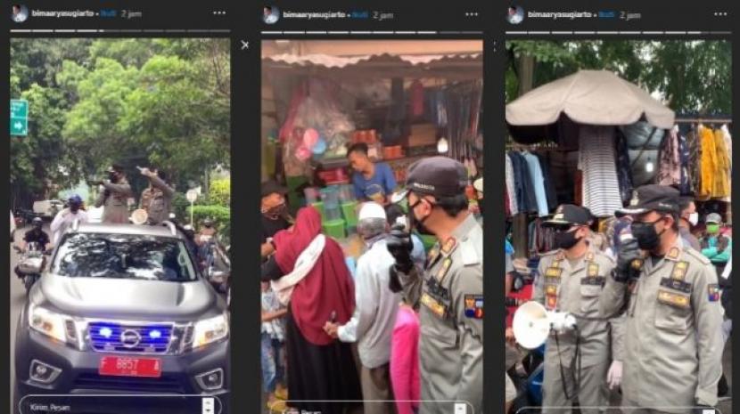  Pasar Penuh Sesak, Bima Arya Minta Warga Tahan Tak Beli Baju Lebaran