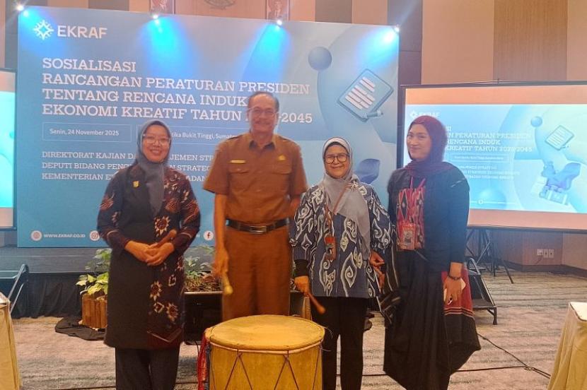 Kemenekraf sosialisasi Rancangan Rencana Induk Ekraf di Bukittinggi.