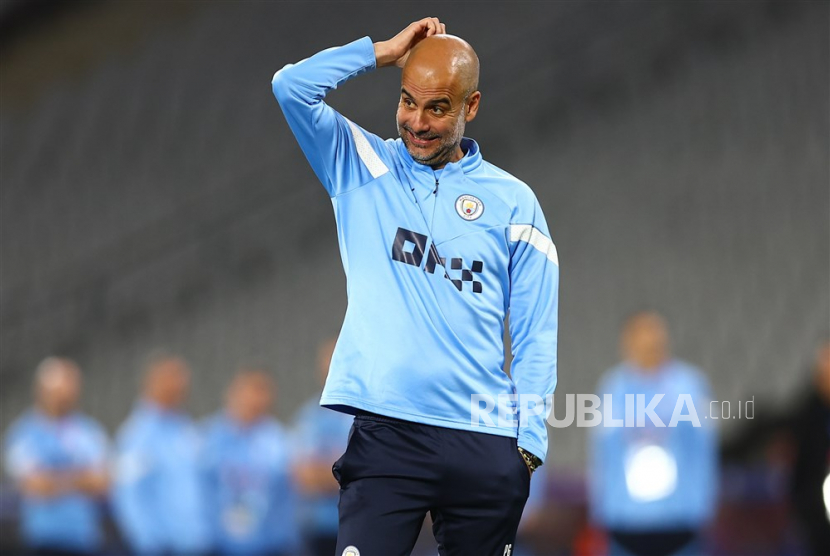 Pelatih Manchester City Pep Guardiola