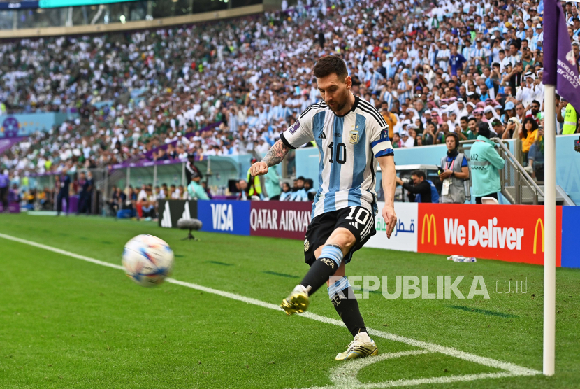 Lionel Messi dari Argentina 