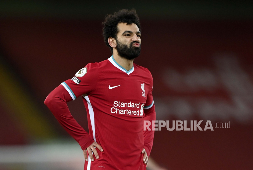 Striker Liverpool,  Mohamed Salah.