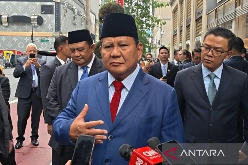 Prabowo mengatakan keamanan Israel adalah kunci perdamaian abadi di Timur Tengah..