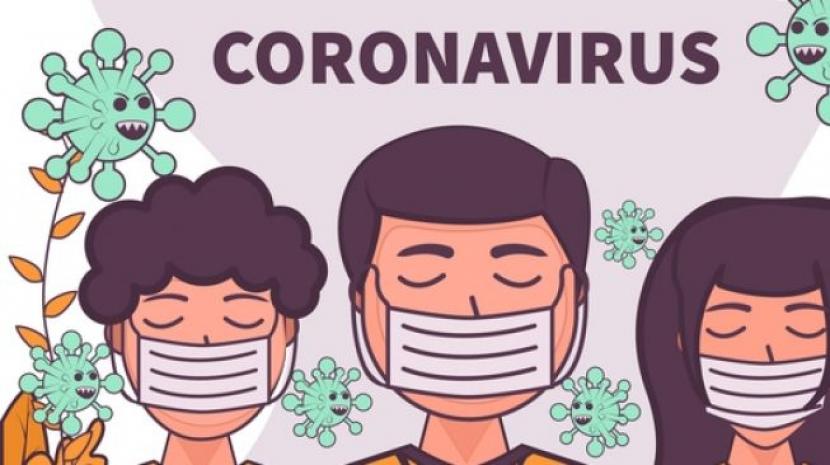 .Ilustrasi virus corona. Warga Negara Asing (WNA) asal Jepang yang diisolasi di RSUP Dr. Sardjito negatif terinfeksi virus Corona (Covid-19). 