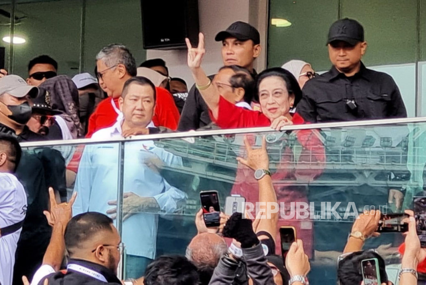 Ketua Umum PDIP, Megawati Soekarnoputri. Ketum PDIP Megawati Soekarnoputri memimpin rakor menghadapi Pilkada Serentak 2024.