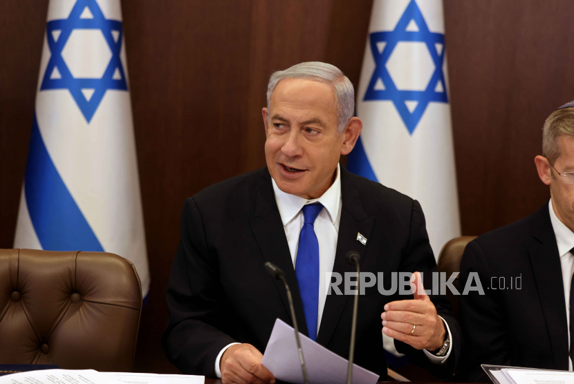Perdana Menteri Israel, Benjamin Netanyahu. Pemerintah Netanyahu terbelah soal reformasi peradilan 