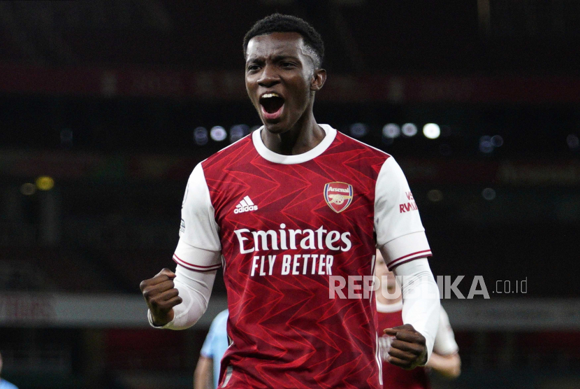  Striker Arsenal Eddie Nketiah.