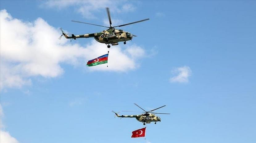 Latihan militer bersama sedang berlangsung antara militer Turki dan Azerbaijan, sesuai dengan kesepakatan kerja sama militer