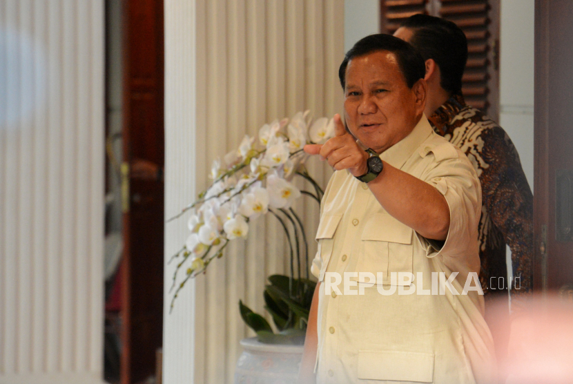 Ketua Umum Partai Gerindra Prabowo Subianto. Prabowo dinilai memiliki integritas dan loyalitas  