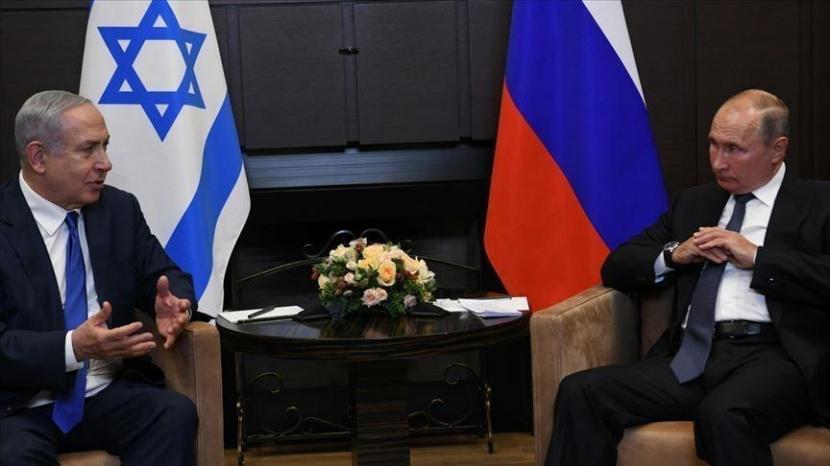 Presiden Rusia Vladimir Putin membahas hubungan bilateral dan perkembangan internasional melalui telepon dengan calon Perdana Menteri Israel Benjamin Netanyahu