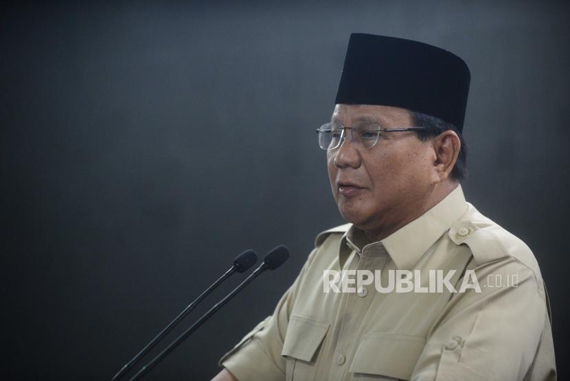 Ketua umum Partai Gerindra, Prabowo Subianto.