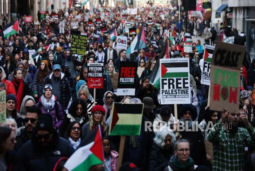 Massa Pro-Israel dan Pro-Palestina Bentrok di Afrika Selatan