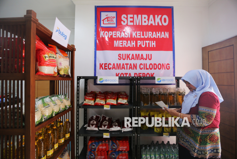Ilustrasi kopdes merah putih.