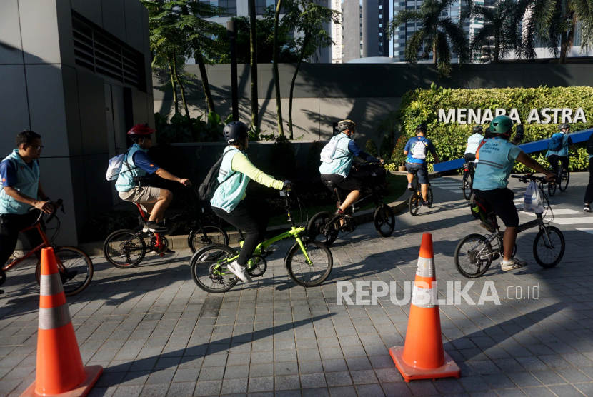 Istri Wali Kota Kediri Kampanyekan Aktif Bersepeda Kurangi Emisi (ilustrasi).