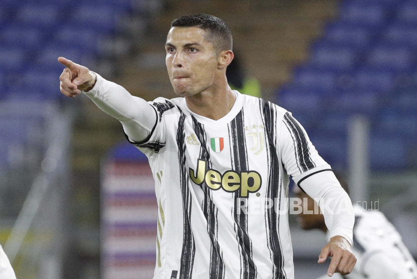 Bintang Juventus Cristiano Ronaldo.