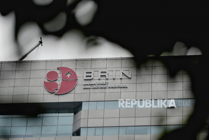 Ilustrasi Gedung Badan Riset Inovasi dan Teknologi (BRIN). Peneliti BRIN AP Hasanuddin mengaku tulis ancam warga Muhammadiyah dan siap diproses.