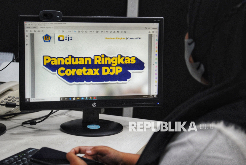 Ilustrasi layanan sosialisasi Coretax di Ditjen Pajak.