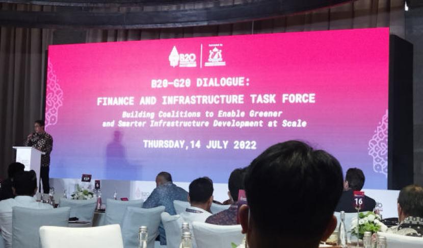 Forum Dialog B20-G20 Indonesia yang digelar B20 Finance & Infrastructure Task Force