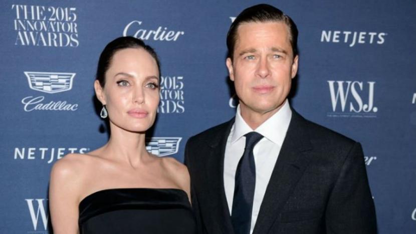 Angelina Jolie dan Brad Pitt saat masih mesra.